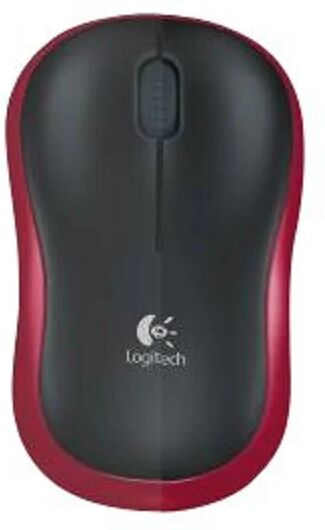 Logitech M185 Wireless Mouse - Red