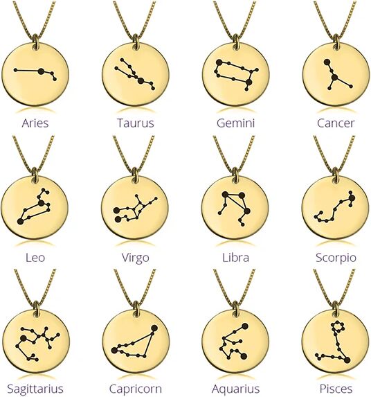 Unbranded Zodiac Constellation Necklace