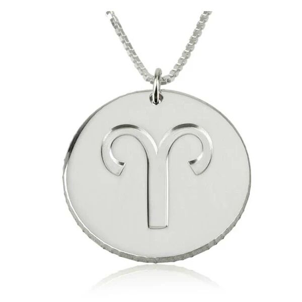 Unbranded Disc Zodiac Necklace