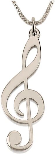 Unbranded Treble Clef Necklace