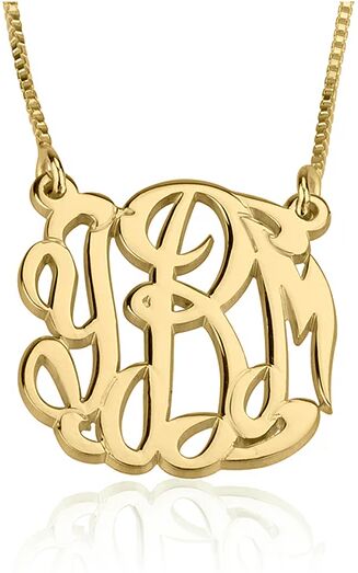 Unbranded Celebrity Monogram Necklace