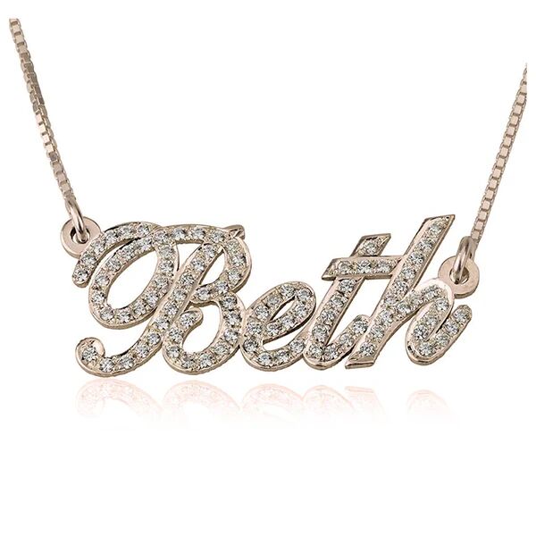 Unbranded Cubic Zirconia Name Necklace