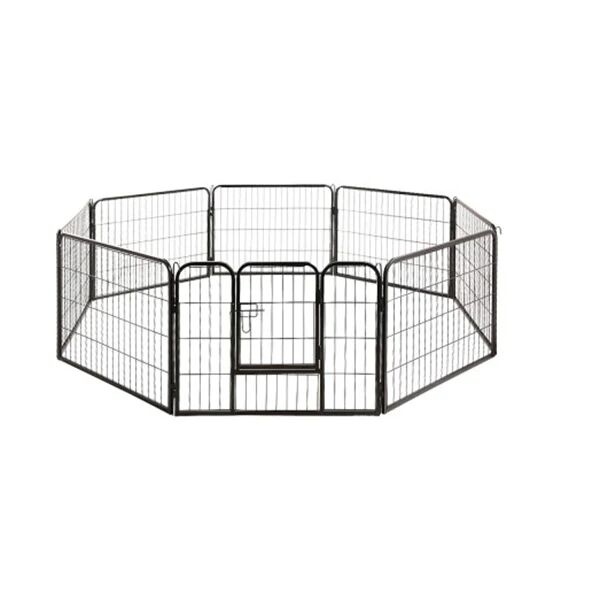 i.Pet 8 Panel Pet Dog Playpen Exercise Enclosure Fence Portable 80 x 60 Cm