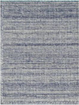 Unbranded Portico Blue Hand Made Flat Woven Rug