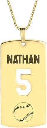 Unbranded Personalized Dog Tag Sport Necklace