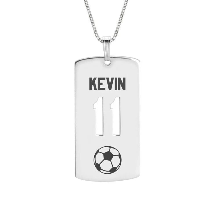 Unbranded Personalized Dog Tag Sport Necklace