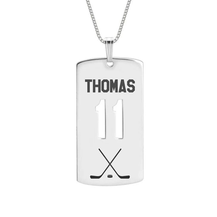 Unbranded Personalized Dog Tag Sport Necklace