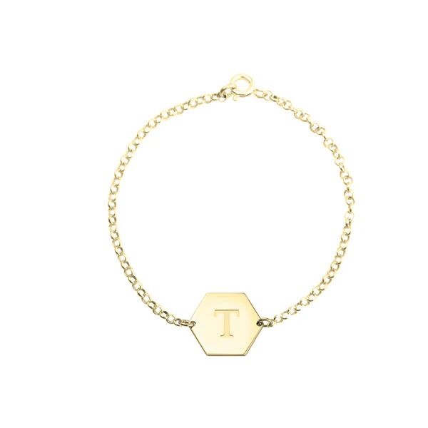 Unbranded Personalized Hexagon Bracelet