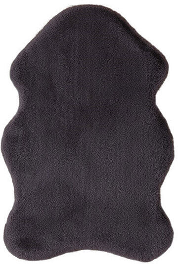 Unbranded Pony Shape Dark Grey Polyester Rug