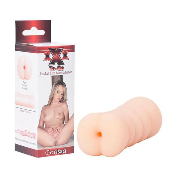 Excellent Power To Go Carissa Flesh Pocket Sized Ass Stroker