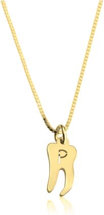 Unbranded Tooth Fairy Initial Necklace