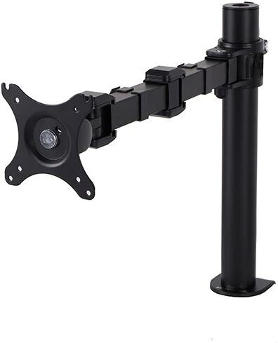 Unbranded Spin Single Monitor Arm 408Mm H Central Pole 425Mm Arm Reach Black