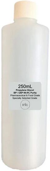 Unbranded 250Ml Propylene Glycol Bp Usp Pharmaceutical Food Grade Monopropylene