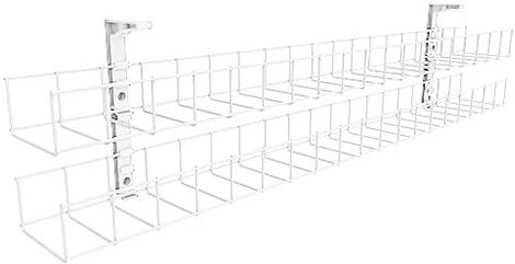 Unbranded Dual Tier Cable Basket 1250Mm W Quad Auto Switched Power Module