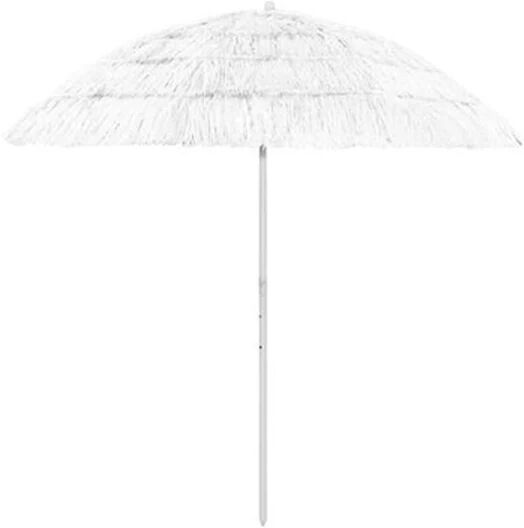 Unbranded Beach Umbrella White 240 Cm