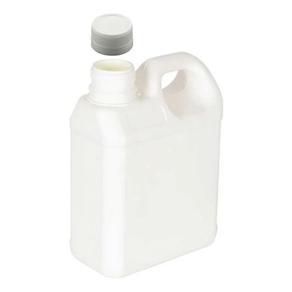 Unbranded 5L White Plastic Hdpe Jerry Can Bottle Wadded Cap Tamper Tell Evident