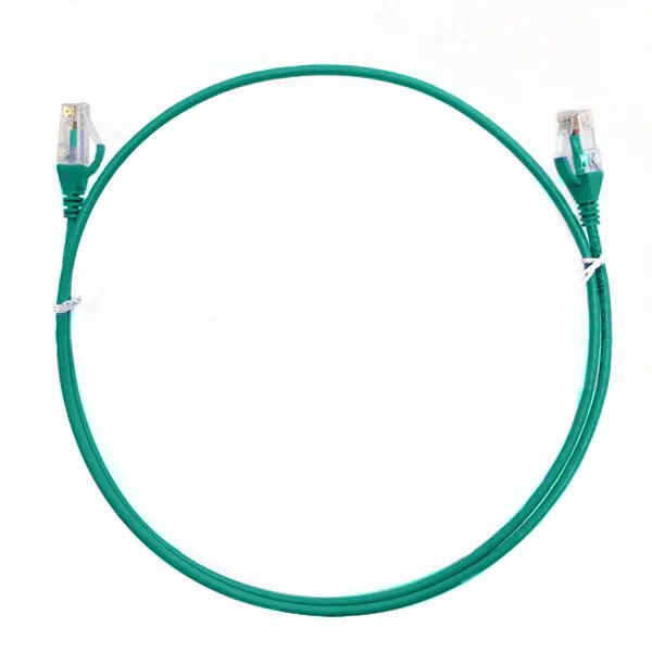 Unbranded Cat 6 Rj45 Rj45 Ultra Thin Lszh Network Cable Green