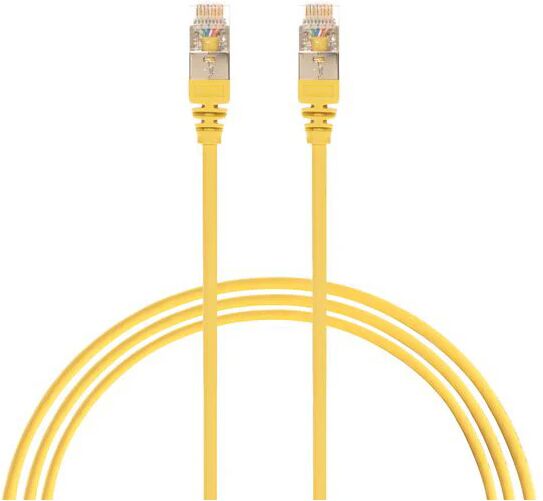 Unbranded Cat 6A Rj45 S Ftp Thin Lszh 30 Awg Network Cable Yellow