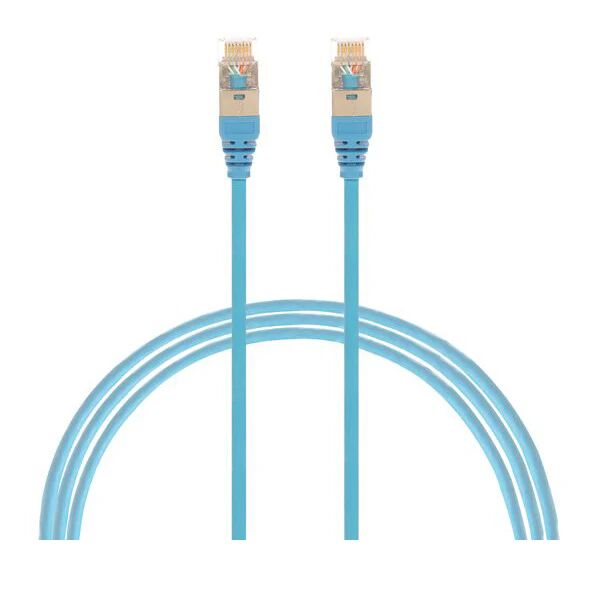 Unbranded Cat 6A Rj45 S Ftp Thin Lszh 30 Awg Network Cable Blue