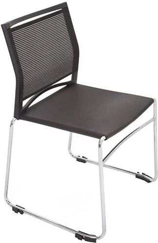 Unbranded Mars Stackable Mesh Back Visitor Chair Black