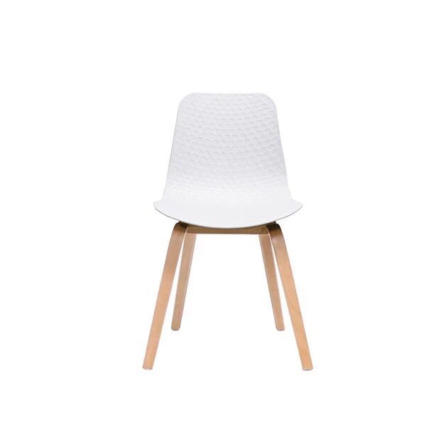 Unbranded Mars Lucid Chair Timber Base White