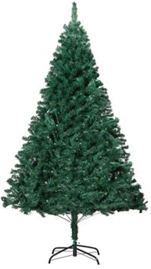 Unbranded Artificial Christmas Tree With Thick Branches Green 180 Cm Pvc