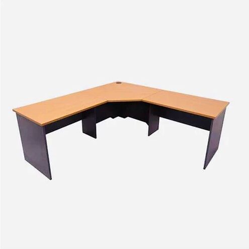 Unbranded Close In Workstation 3Pc 1200Mm X 1200Mm X 600Mm D X 730Mm H Beech