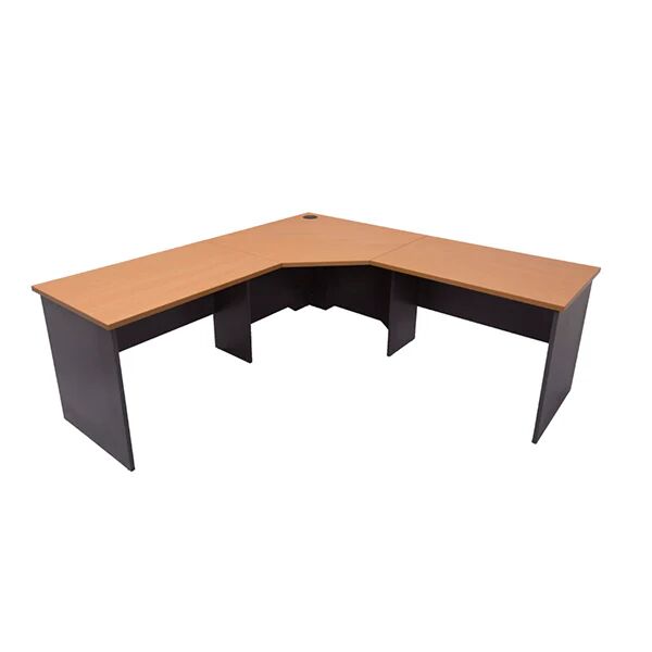 Unbranded Close In Workstation 3 Pc 1800Mm X 1800Mm X 750Mm D X 730Mm H Cherry