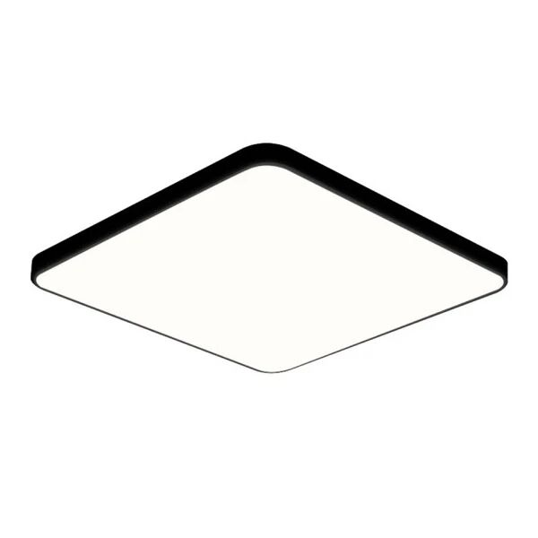 Emitto Ultra Thin 5Cm Led Ceiling Down Light Surface Mount Black 60W