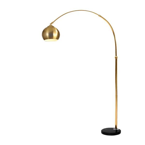 Emitto Modern Led Floor Lamp Stand Height Adjustable Indoor Marble Base