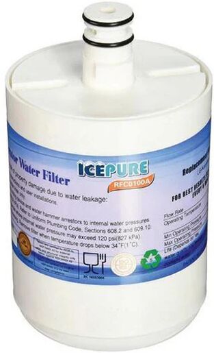 Golden Icepure Fridge Water Filter Cartridge Rfc0100A Rwf0100A Lg Lt500P 5231Ja2002