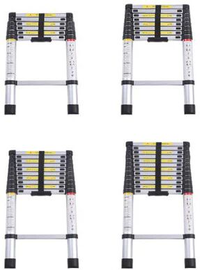 Unbranded Telescopic Aluminium Multipurpose Ladder 380 Cm