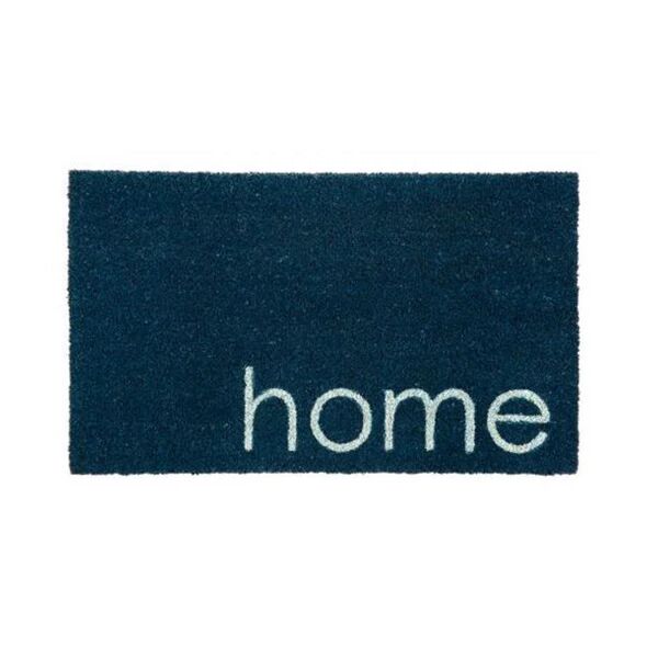 Unbranded Blue Home Pvc Backed Coir Door Mat