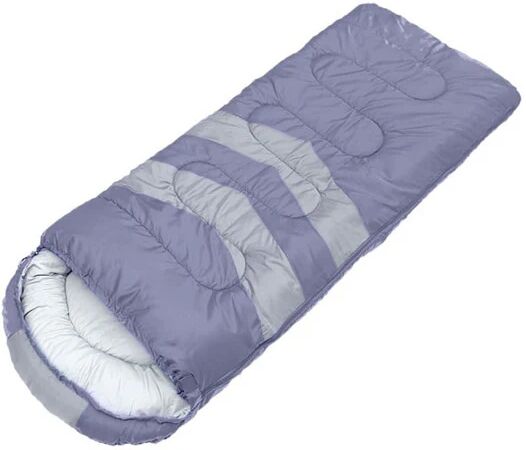 Mountview Single Sleeping Bag Outdoor Camping Hiking Thermal Grey