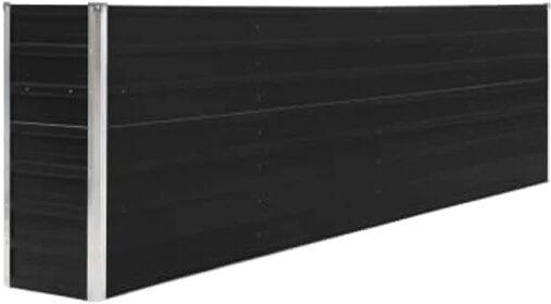 Unbranded Raised Garden Bed 320X40X77 Cm Galvanised Steel