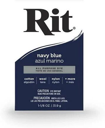 Rit Navy Blue Fabric Dye Powder Rit All Purpose Clothes Tie Colouring