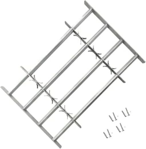 Unbranded Adjustable Security Grille For Windows With 4 Crossbars 700 To 1050Mm