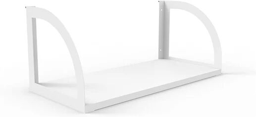 Unbranded Luxe Eternity Hung Shelf Natural White 600Mm W X 270Mm D X 250Mm H