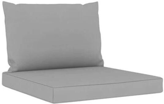 Unbranded Pallet Sofa Cushions 2 Pcs Grey Fabric