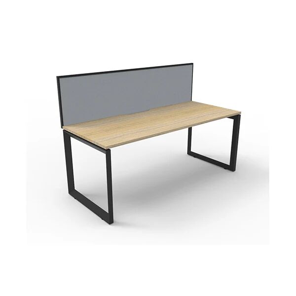 Unbranded Infinite 1 Person 1 Workstation W Screen 1500 X 780 X 730Mm Oak Blk