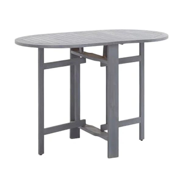 Unbranded Garden Table Grey 120X70X74 Cm Solid Acacia Wood