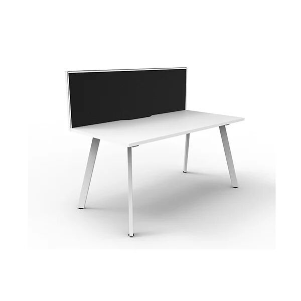 Unbranded Eternal 1 Person 1 Workstation With Screen 1200 X 780 X 730Mm White