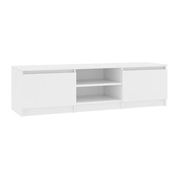 Unbranded Tv Cabinet White 140X40 Cm Chipboard
