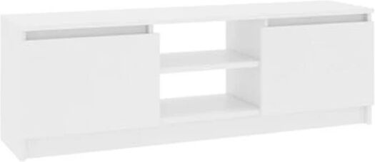 Unbranded Tv Cabinet 120X30 Cm Chipboard White