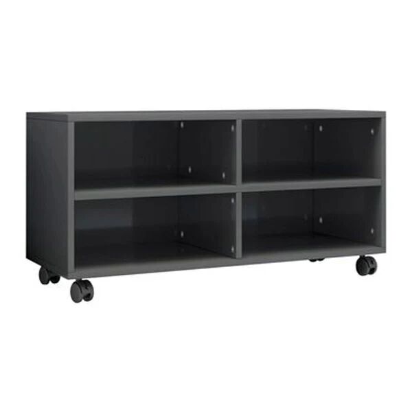 Unbranded Tv Cabinet With Castors 90X35X35 Cm Chipboard