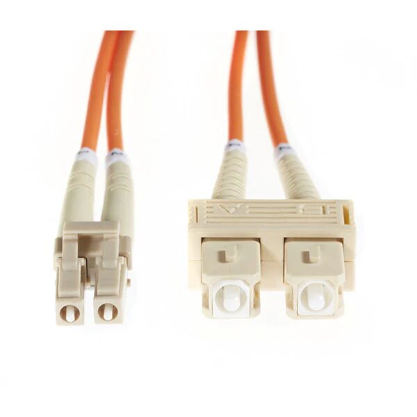 Unbranded 20M Lc Sc Om1 Multimode Fibre Optic Cable Orange