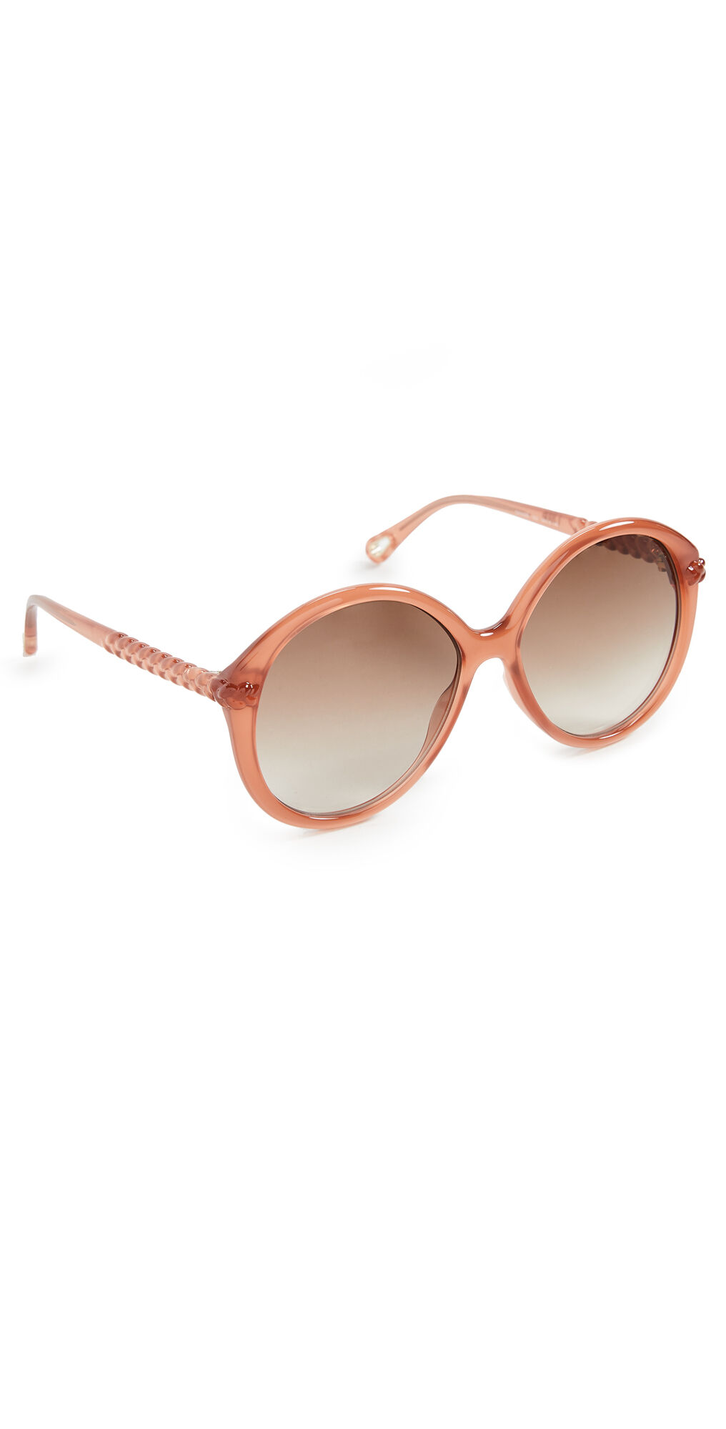 Chloe Billie Sunglasses Pink-Pink-Brown One Size  Pink-Pink-Brown  size:One Size