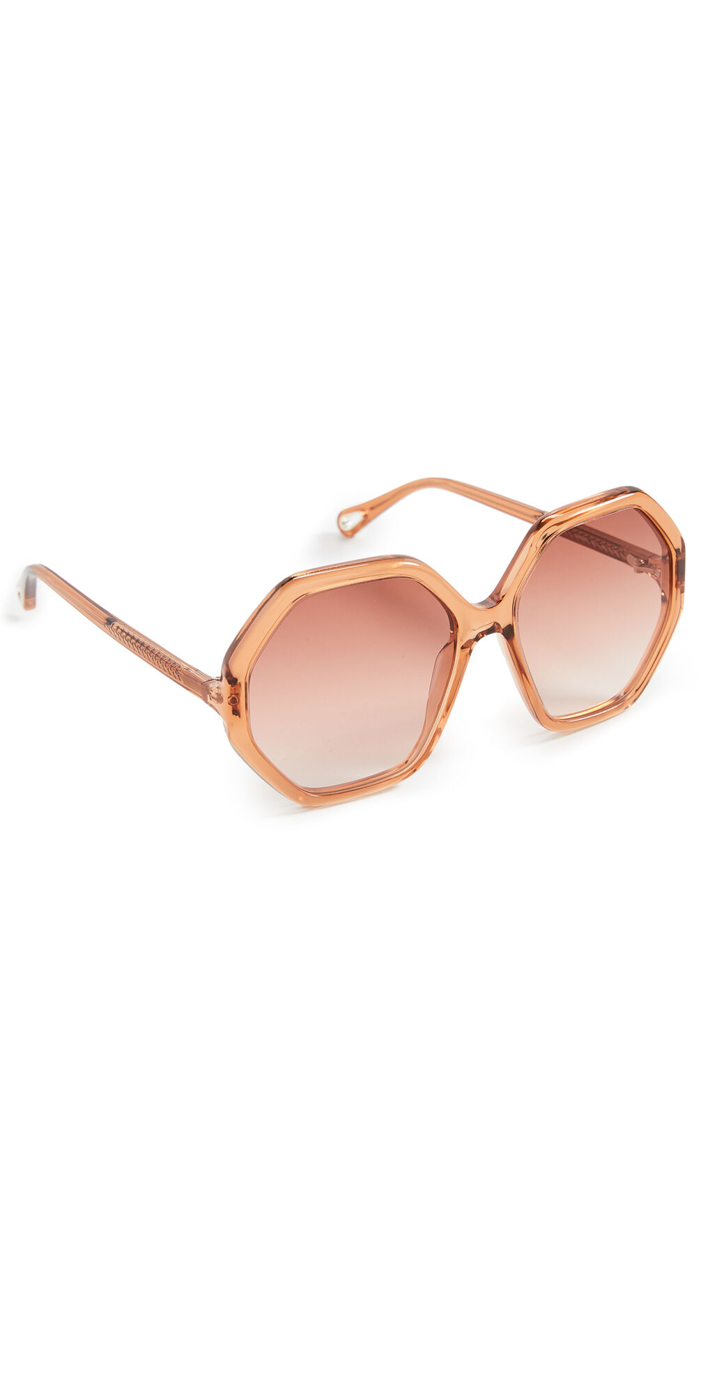 Chloe Esther Sunglasses Orange-Orange-Orange One Size  Orange-Orange-Orange  size:One Size