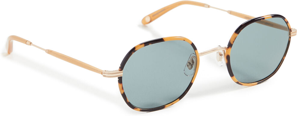 GARRETT LEIGHT Norfolk Sunglasses Tokyo Tortoise-Matte Gold/Vall One Size  Tokyo Tortoise-Matte Gold/Vall  size:One Size