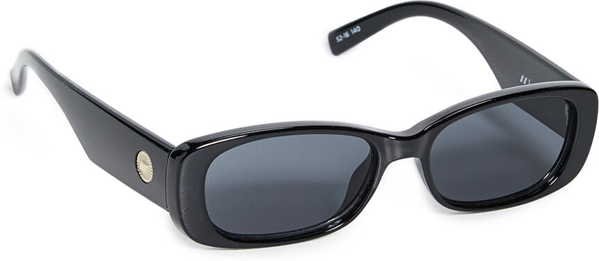 Le Specs Unreal! Sunglasses Matte Black Coal/Smoke Mono One Size  Matte Black Coal/Smoke Mono  size:One Size